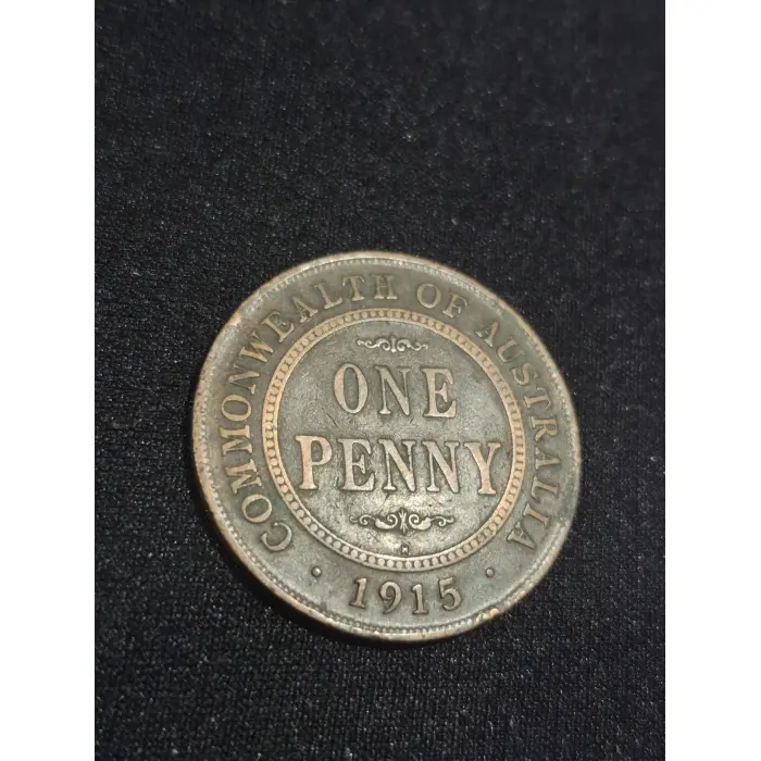 WWI Era 1915-H Australian Penny – Heaton Mint Variety