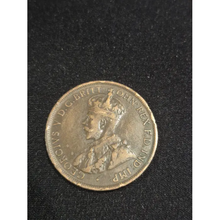 WWI Era 1915-H Australian Penny – Heaton Mint Variety