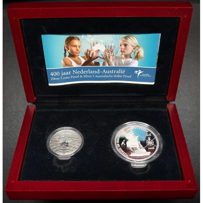 2006 Duyfken 400th Anniversary 2 Coin Silver Set