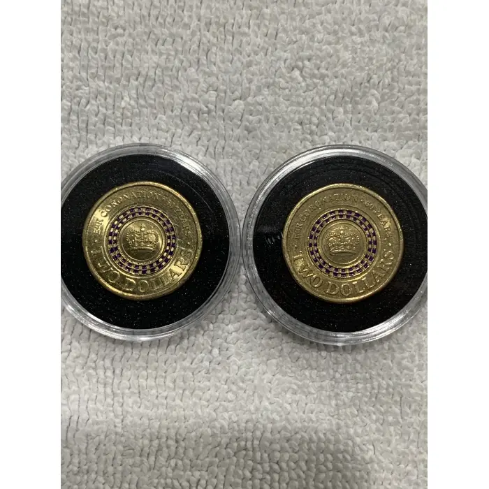 2013 Queens Coronation $2 Coin (you get both)