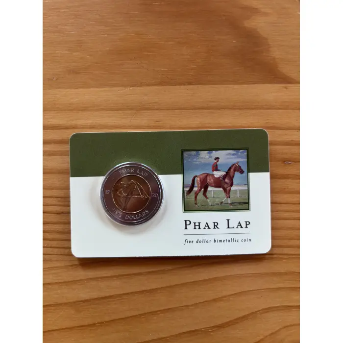 2000 $5 PHAR LAP BIMETAL COIN