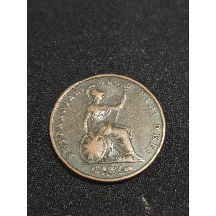  1855 Queen Victoria "Young Head" Copper Halfpenny