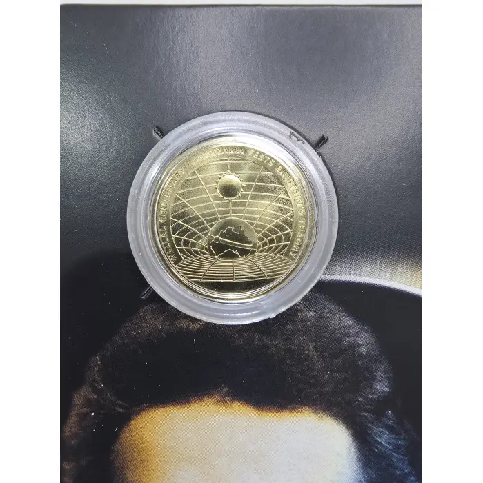 2022 RAM $1 Unc Coin on card Wallal Centenary Australia Tests Einstein's Theory