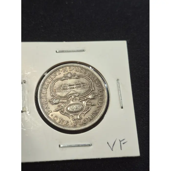 1927 PARLIAMENT HOUSE FLORIN 
