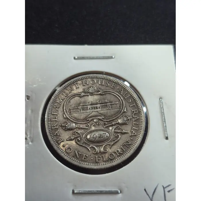 1927 PARLIAMENT HOUSE FLORIN 