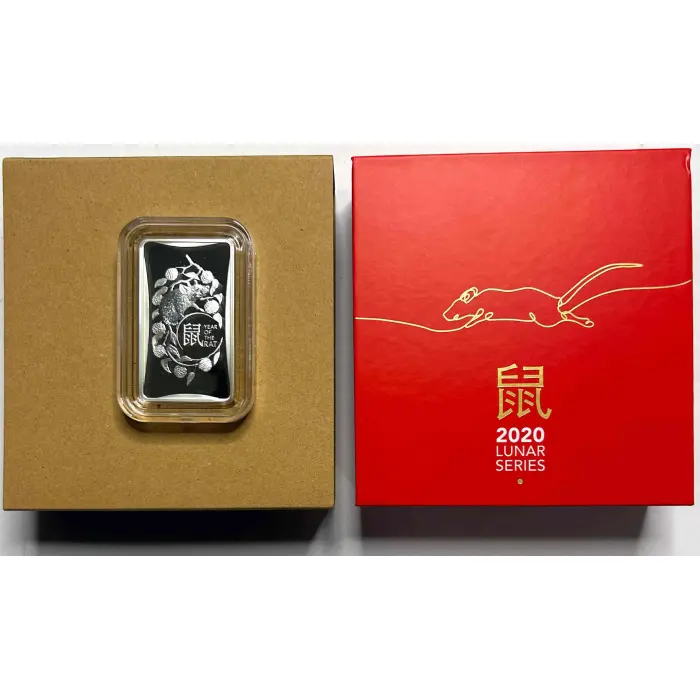 2020 Year of the RAT Silver Ingot