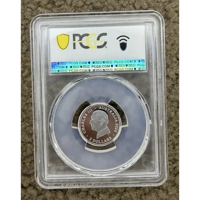 2024-C $2 War Animals Remembrance Silver Proof Coloured Coin PCGS PR69DCAM