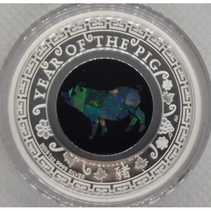 2019 Australian Opal Lunar Pig 🐖 