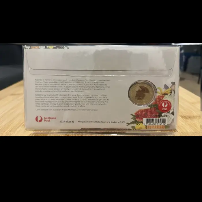 Australia 2021 Dreaming Down Under Wombat $1 Coin PNC