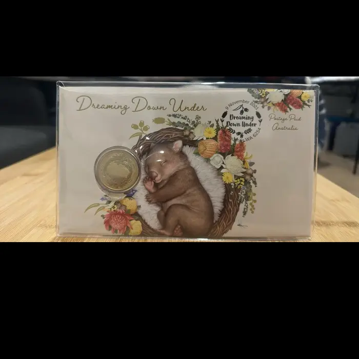 Australia 2021 Dreaming Down Under Wombat $1 Coin PNC