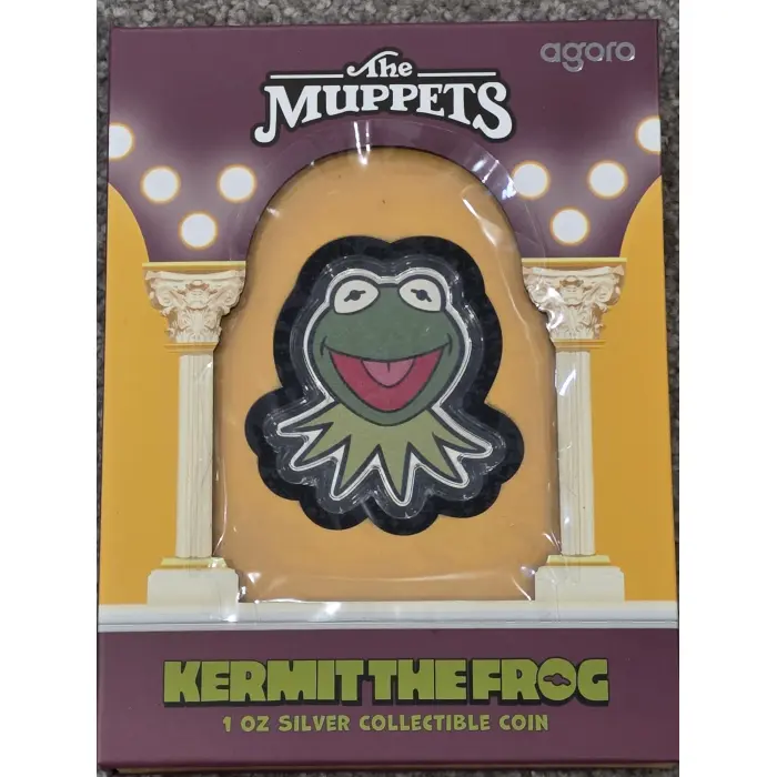 1oz silver Kermit The frog Agoro