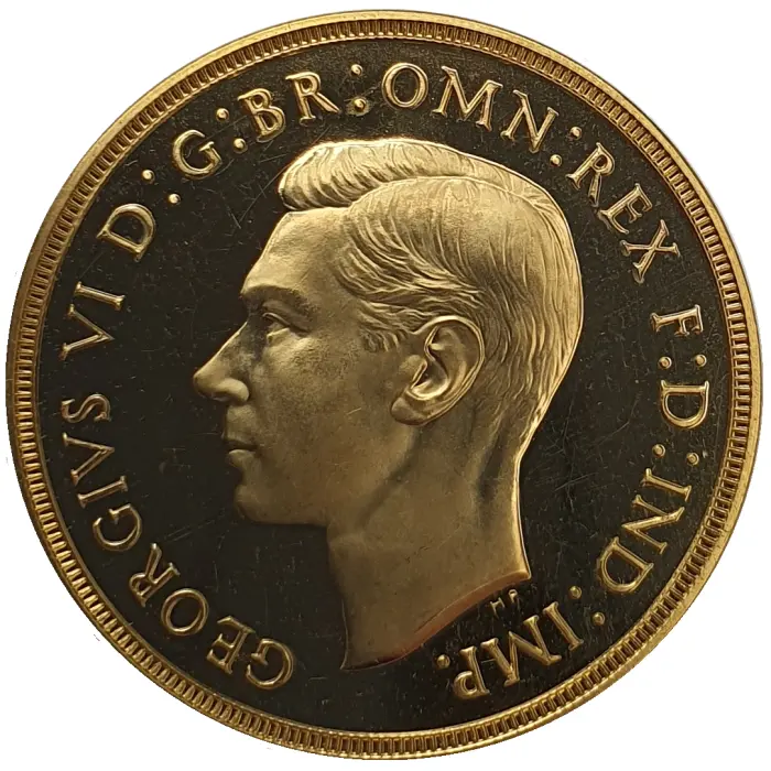 1937 George VI Gold Proof 2 Sovereign (£2) – NGC PF 66