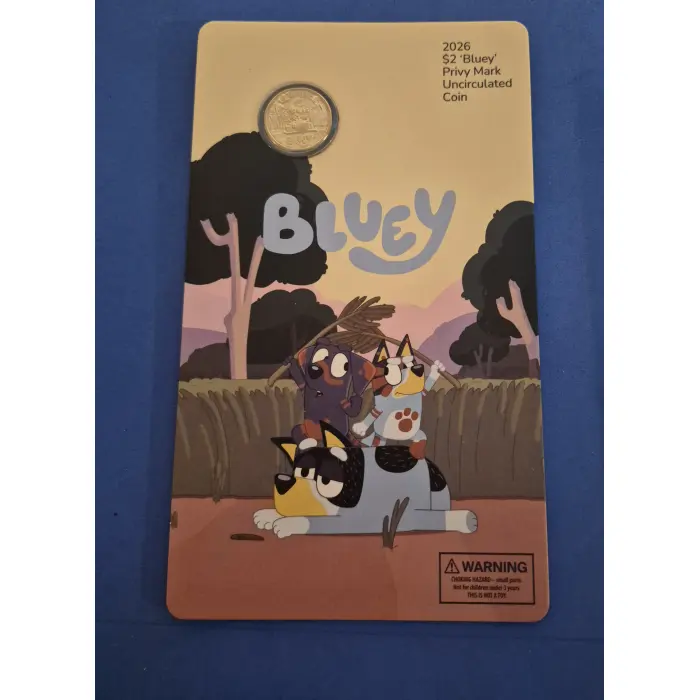 2026 Bluey $2 Privy Mark Unc Set