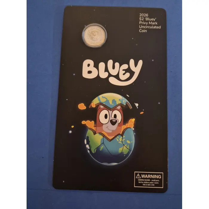 2026 Bluey $2 Privy Mark Unc Set
