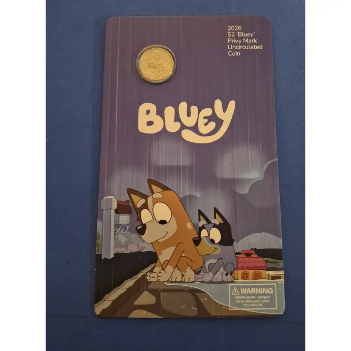 2026 Bluey $2 Privy Mark Unc Set