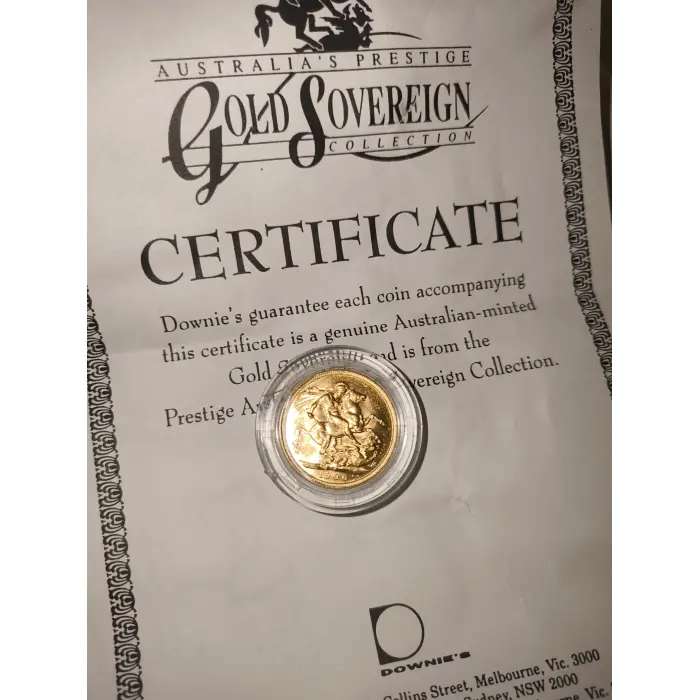 1906 Edward VII Gold Coin (Melbourne Variant)