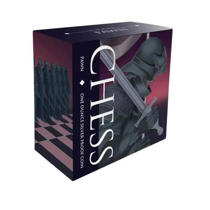 2026 1oz Silver CHESS | PAWN Coin - Mintage: 999