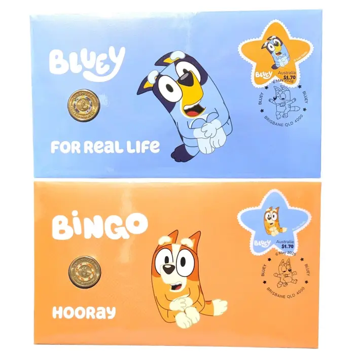 2026 Bluey & Bingo PAIR 2x PNC Coin Set Mintage: 10,000