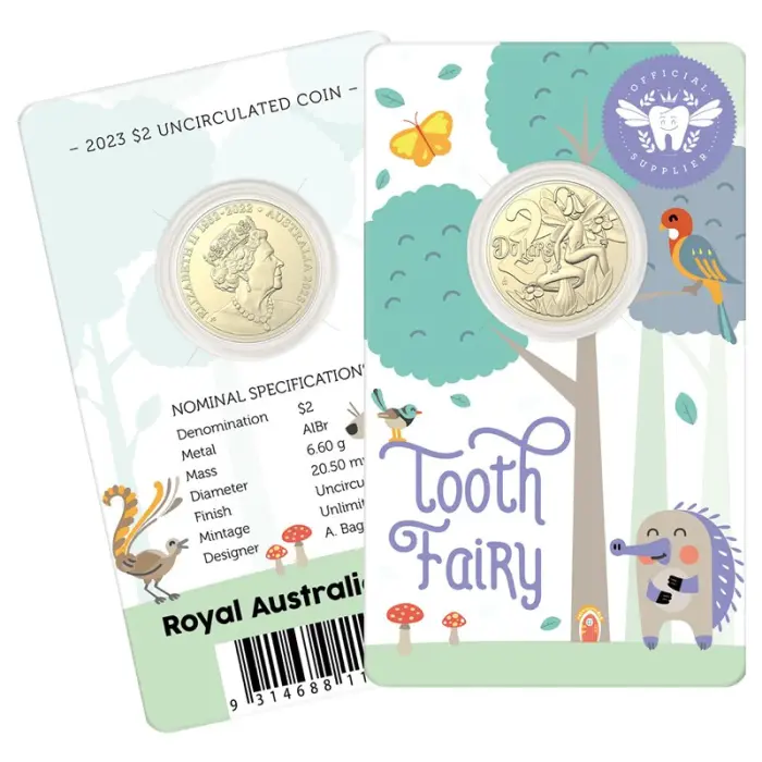 $2 2023 Tooth Fairy UNC Card