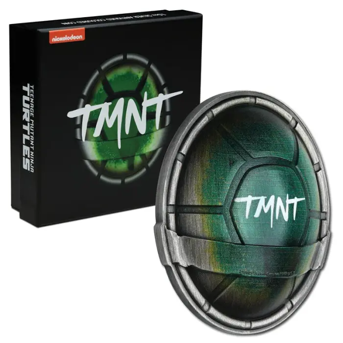 2025 1.5oz Silver TMNT Shell Coloured Coin Mintage: 1500