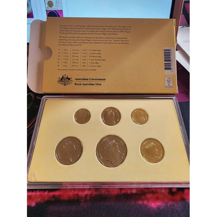 CHANGE OF MONARCH 2024 UNC