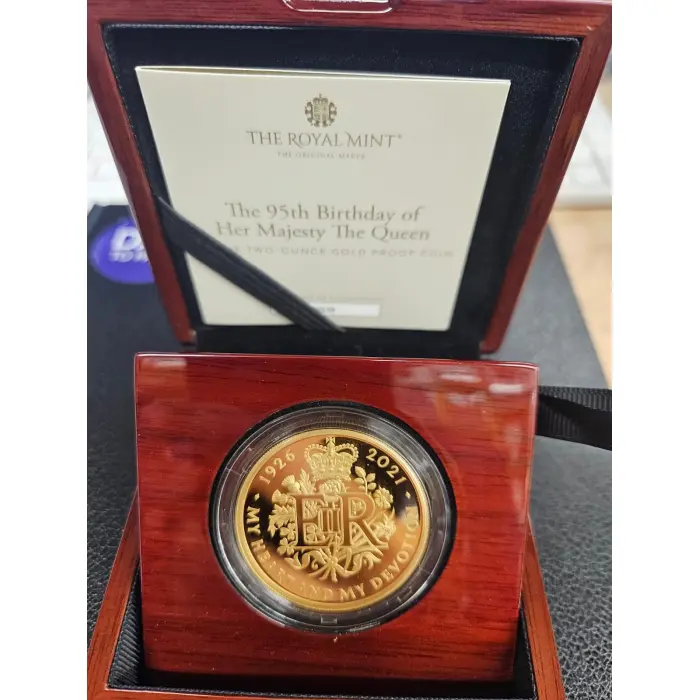2021 Great Britain Queen Elizabeth II 95th Birthday 2oz Gold Proof Coin