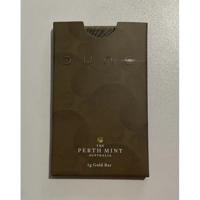 2026 ‘DUNE’ 1 gram 99.99% PURE GOLD - MINTED BAR