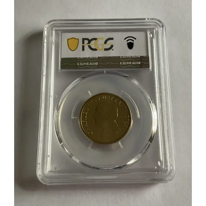 2025 $1 BLUEY CHRISTMAS COLORISED COIN - PCGS MS67