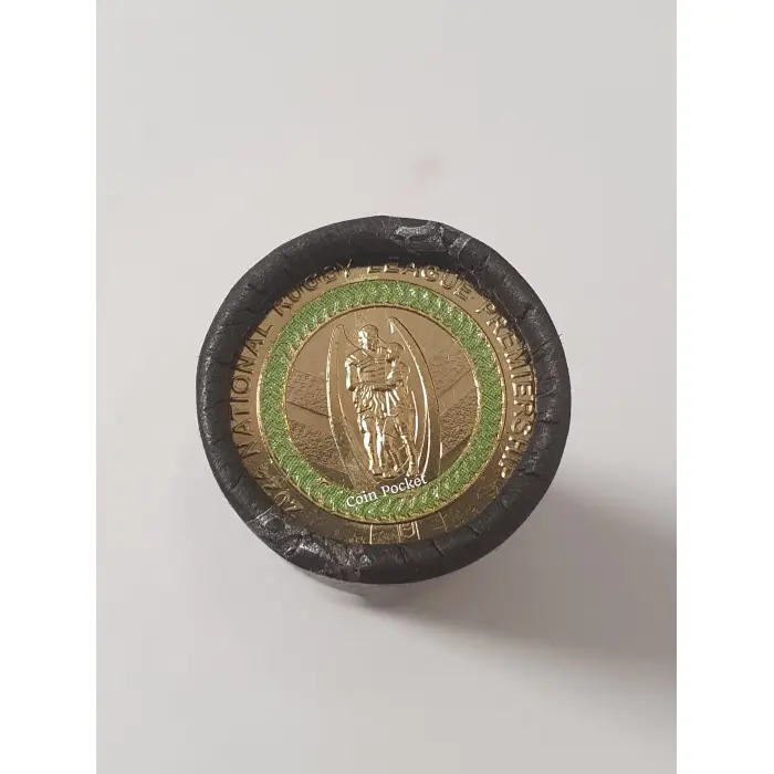 Men's Green NRL Premiership 25 Coin Cotton Co Roll 2024