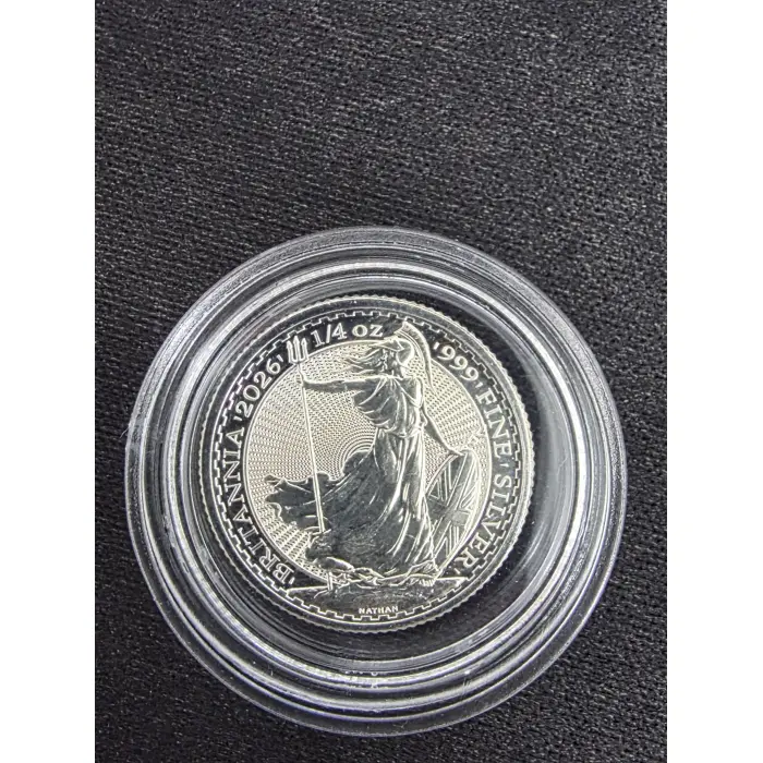 1/4 oz .999 fine silver 2026  Britannia bullion coin