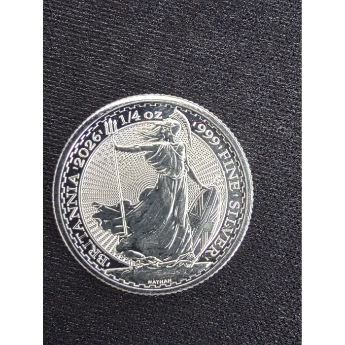 1/4 oz .999 fine silver 2026  Britannia bullion coin