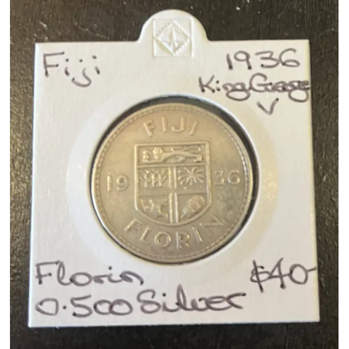 Fiji 1936 Florin – George V