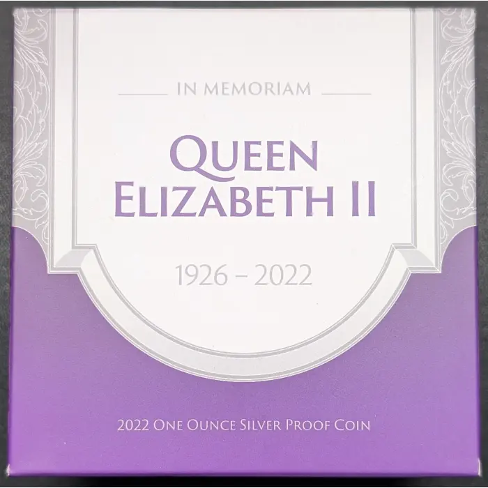 2022 Queen Elizabeth II in Memoriam 1oz Silver Proof Coin