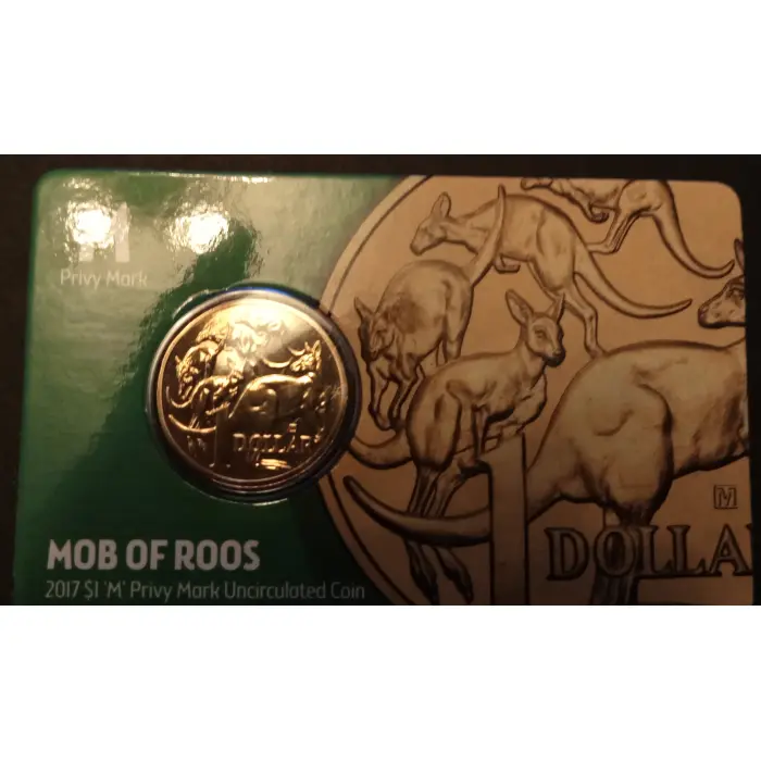 2017 $1 privy mark M