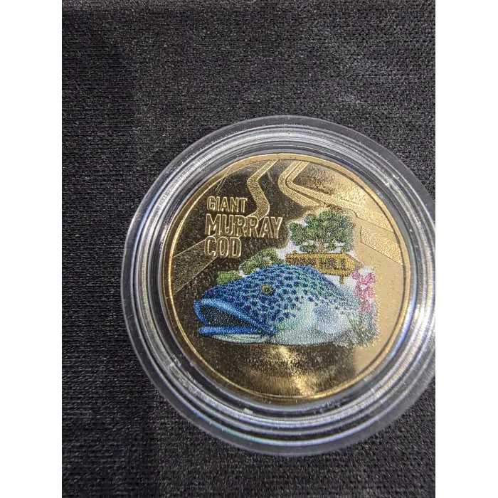 Aussie big things 10 coin set  includes COLOURED MURRAY COD