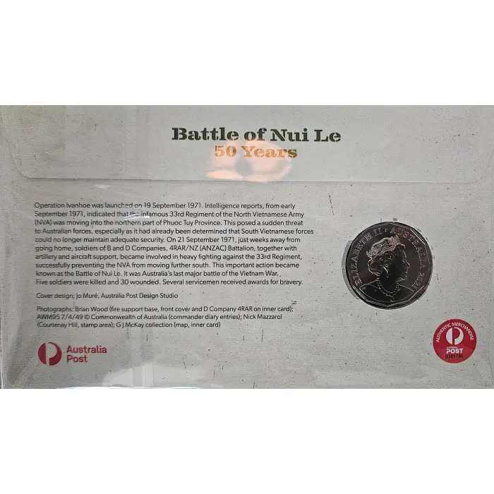 2021 Battle of Nui Le – 50 Years PNC Sydney ANDA Money Expo Exclusive – No. 229 