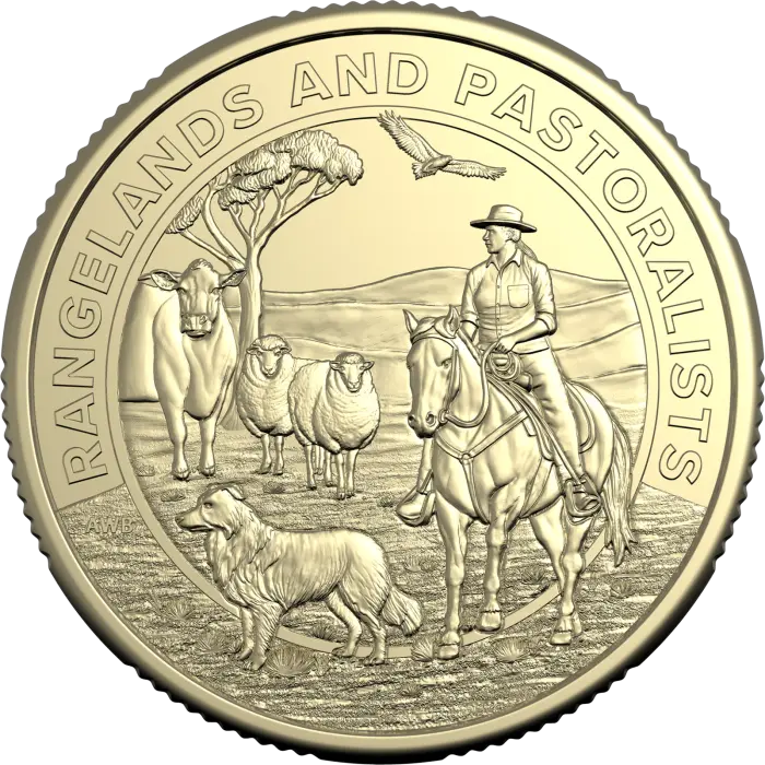 Heart and Soul of Australia - $1 Coin on card