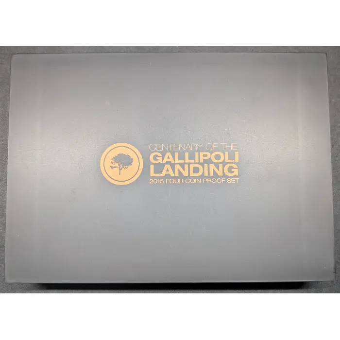 2015 Centenary of the Gallipoli Landing Four Coin Silver Proof Set