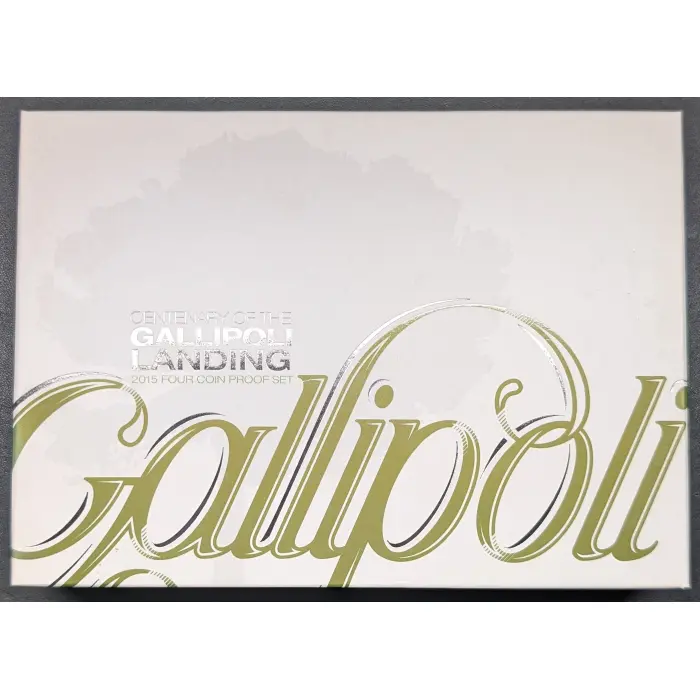 2015 Centenary of the Gallipoli Landing Four Coin Silver Proof Set