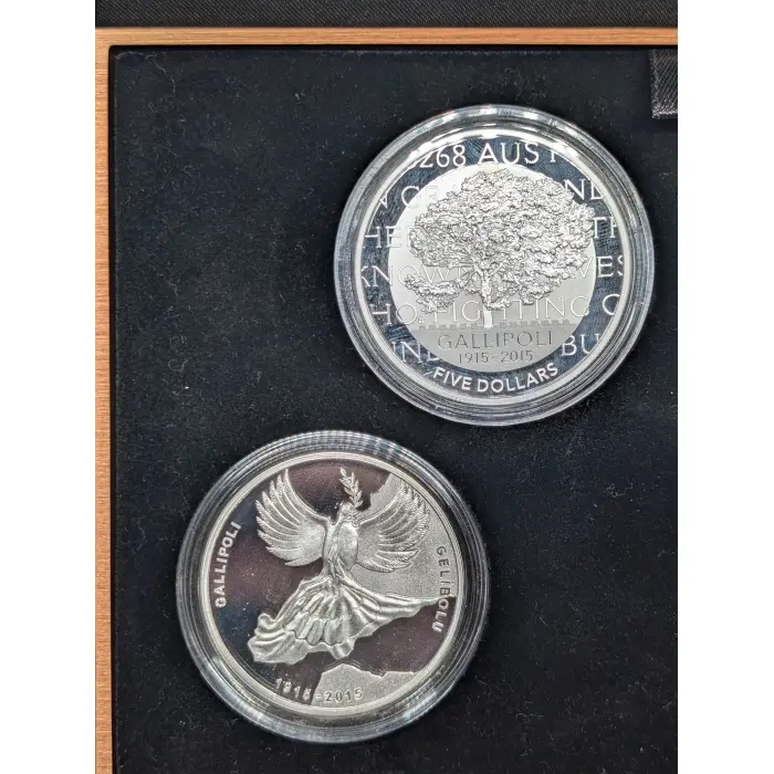 2015 Centenary of the Gallipoli Landing Four Coin Silver Proof Set
