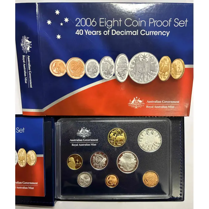 2006 RAM Proof 8 Coin Set –  “40th Anniversary of Decimal Currency.”