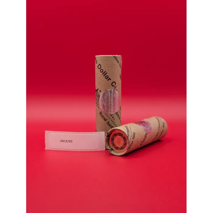 2025 $2 Remembrance 80th anniversary WWII Poppy Wreath Coloured RAM Roll