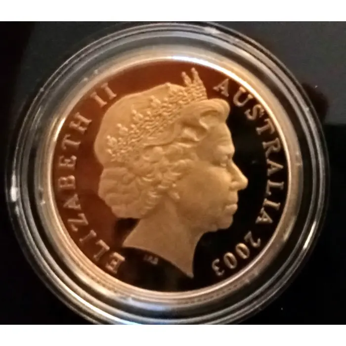 2003 $1 Proof  Coin Australian Volunteers  Making a Difference 