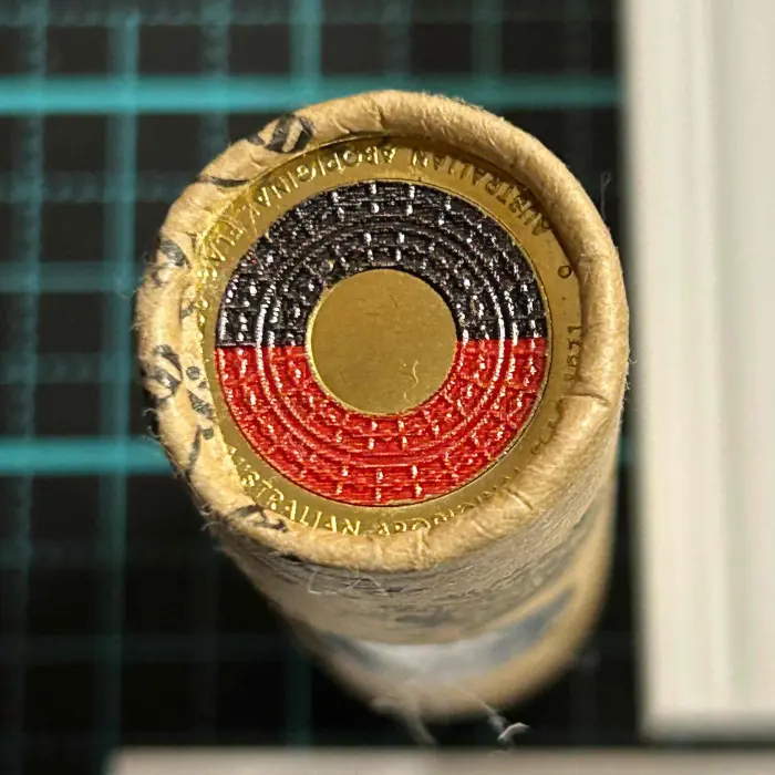 2021 Aboriginal Flag  Genuine RAM $2 Roll in protective tube.