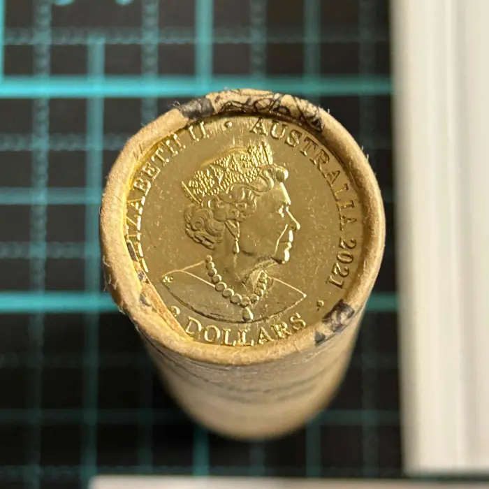 2021 Aboriginal Flag  Genuine RAM $2 Roll in protective tube.