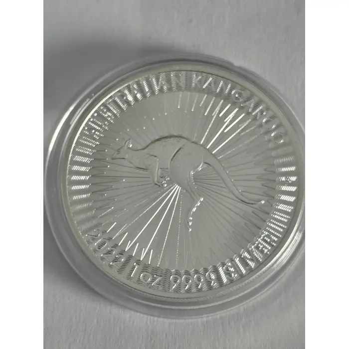 2022 and 2023 1oz silver kangaroos Perth Mint