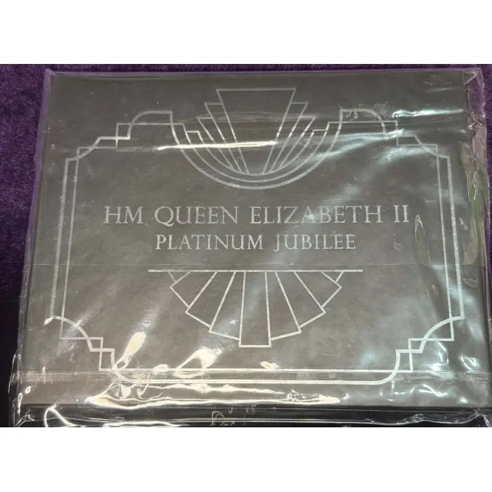 2022 Impressions QE II Platinum Jubilee 1oz Silver Coin & Stamp PNC 029/120 9999