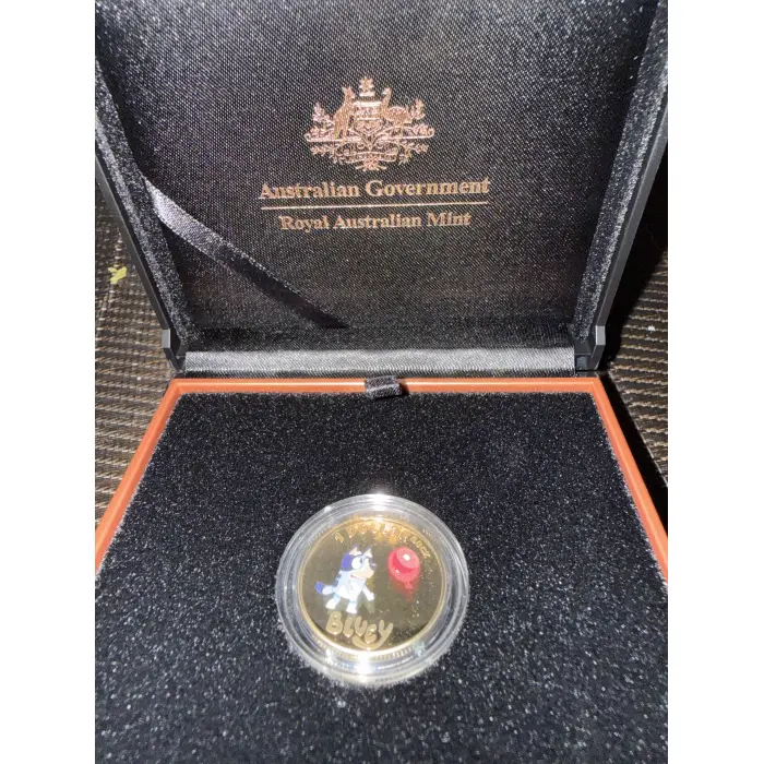 Bluey one dollarbucks proof coin 