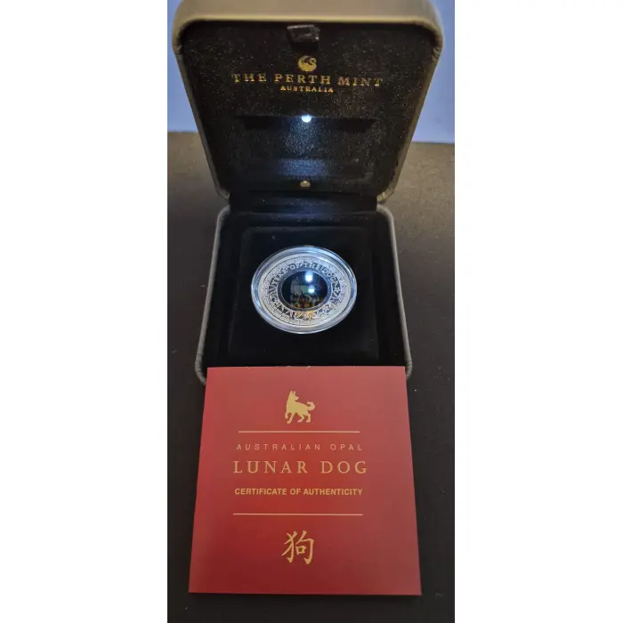 2018 Australian Opal Lunar Dog 🐕 