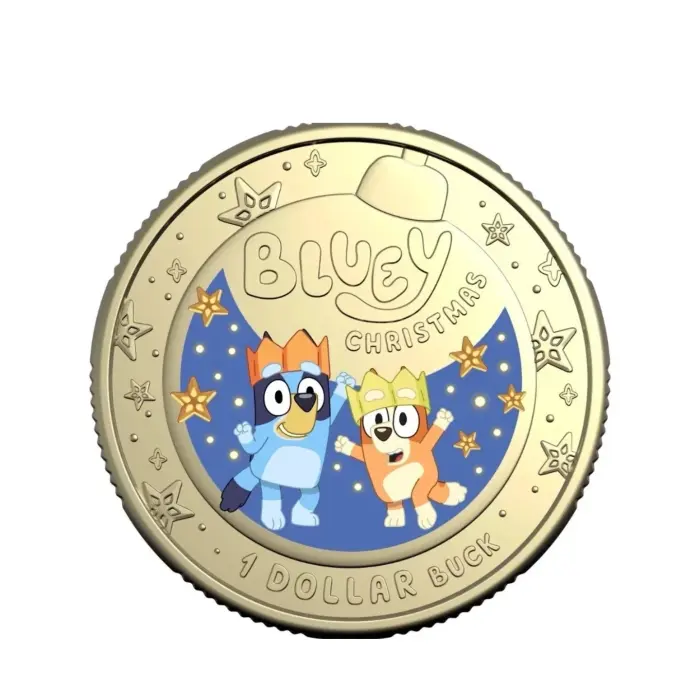 2024 Bluey Christmas Coin In Card
